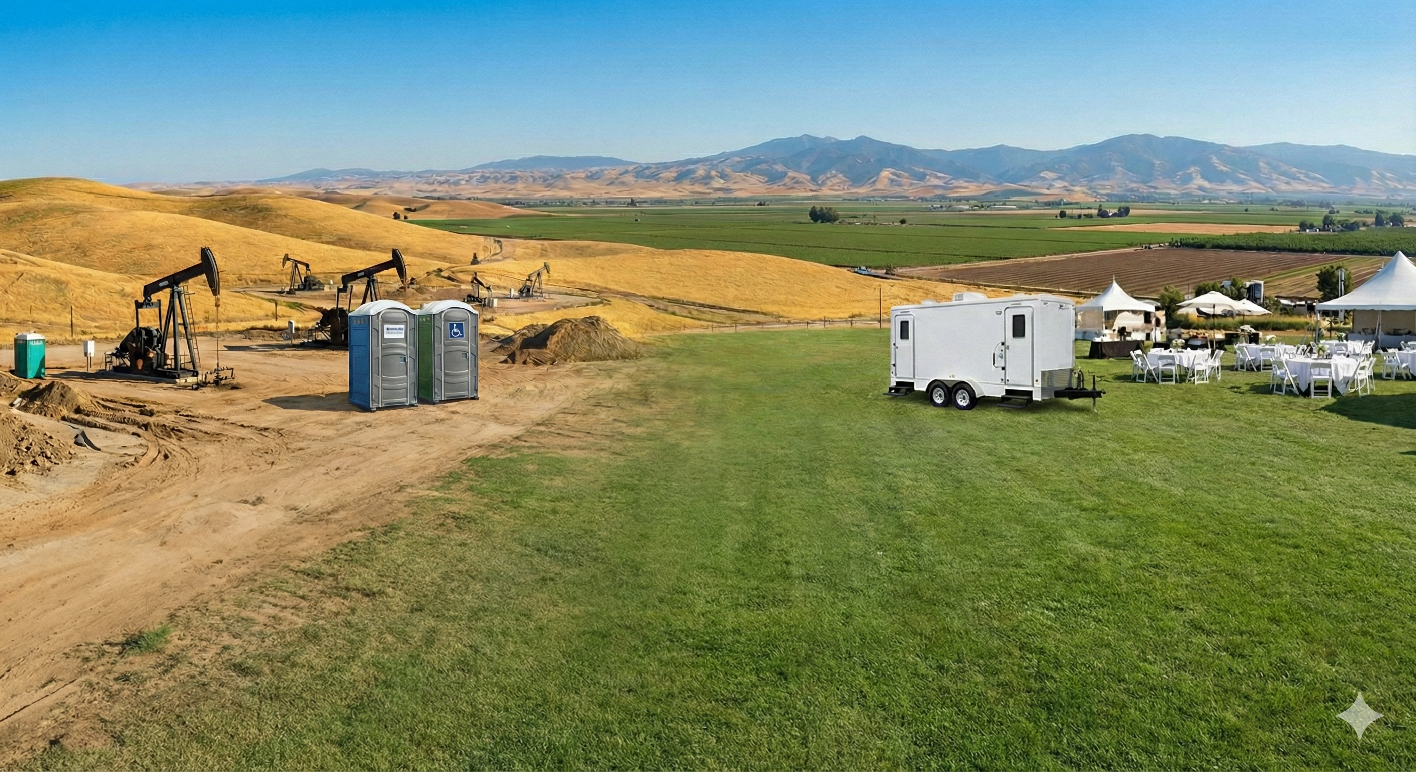 Porta Potty Rentals in Buttonwillow CA
