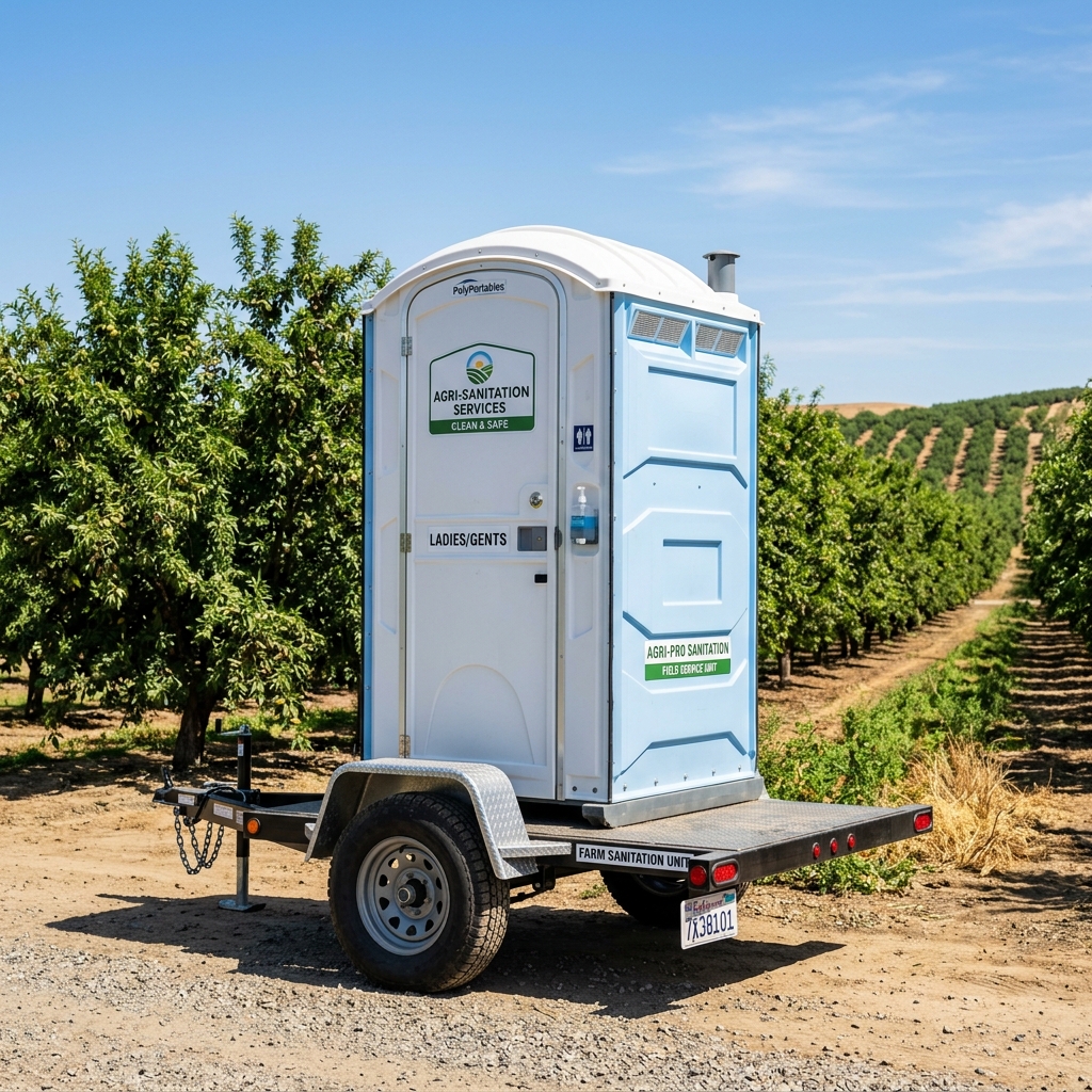 Agricultural Portable Toilet Rental Kern County CA — Farm Worker Sanitation