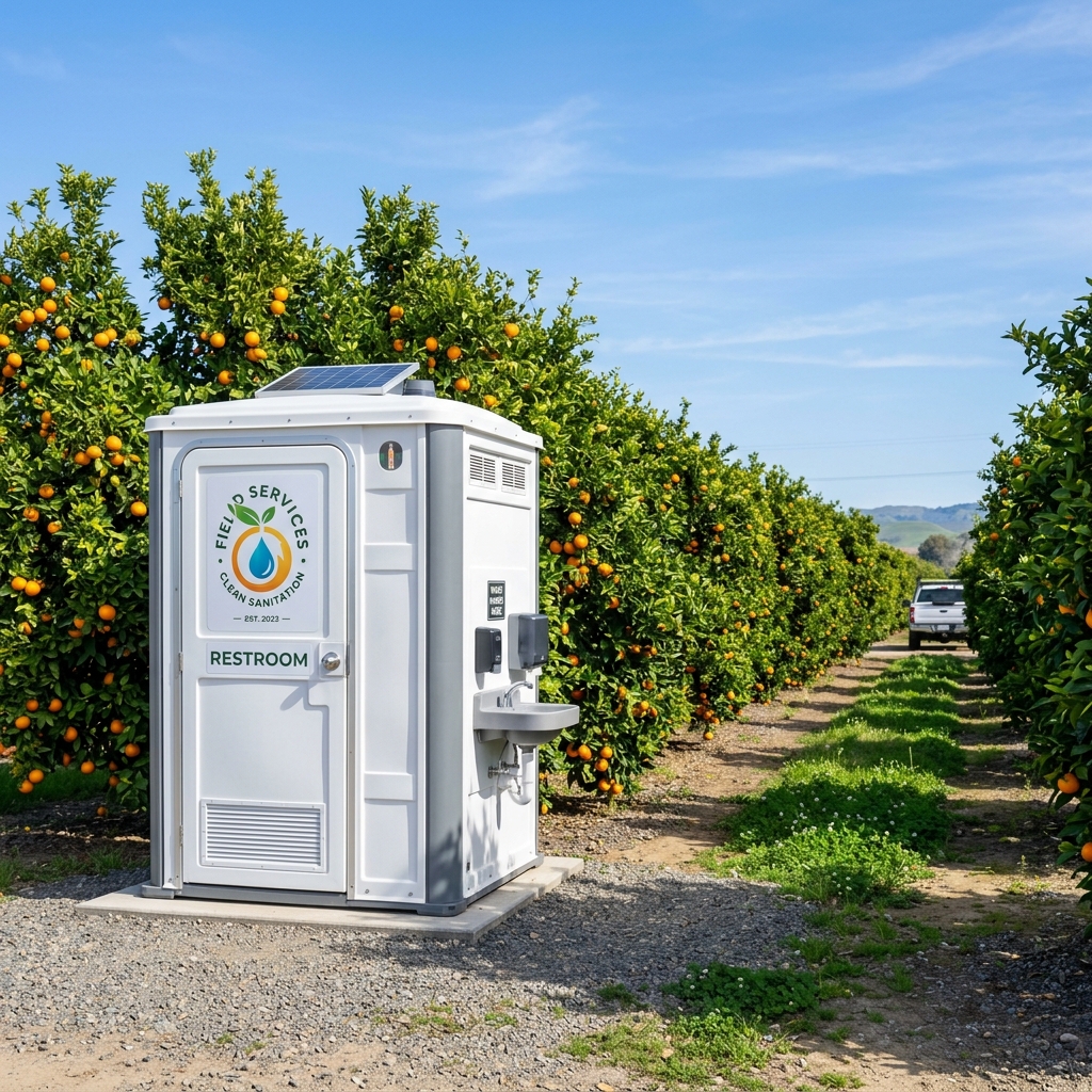 Citrus Row Crop Portable Toilet Lamont Arvin Kern County