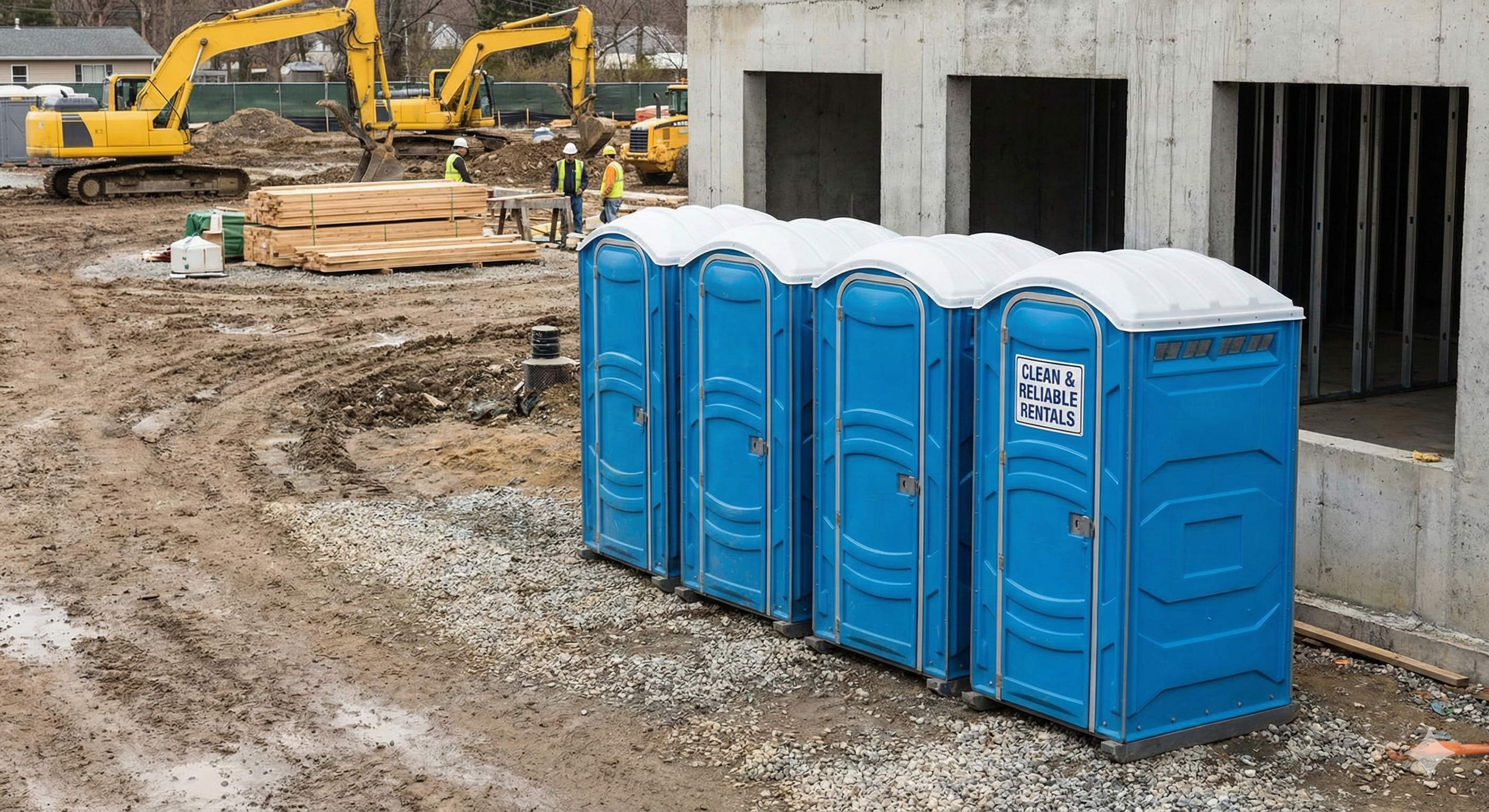 Construction Porta Potty Rentals Arvin CA
