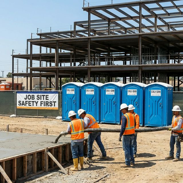 Holding Tank Rental for Construction Sites in Bakersfield CA