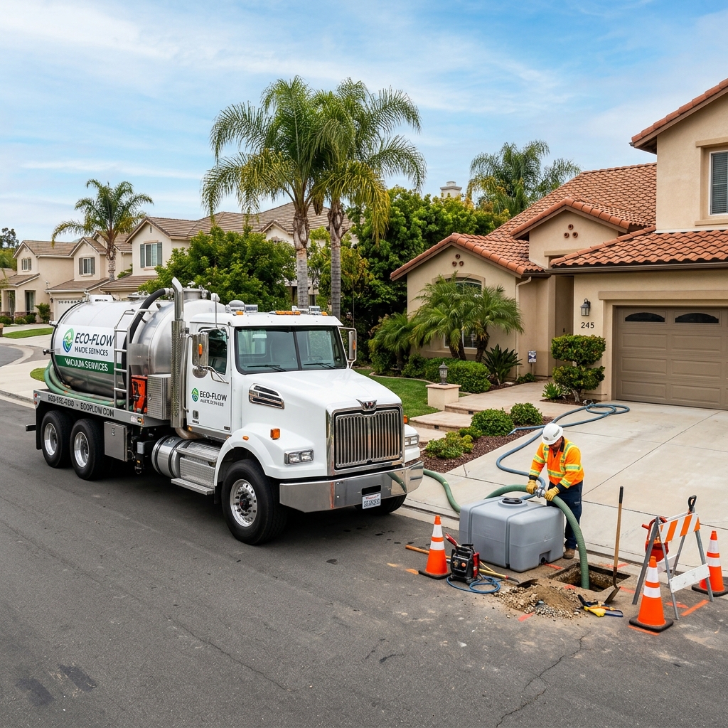 Emergency Sewer Repair Holding Tank Setup