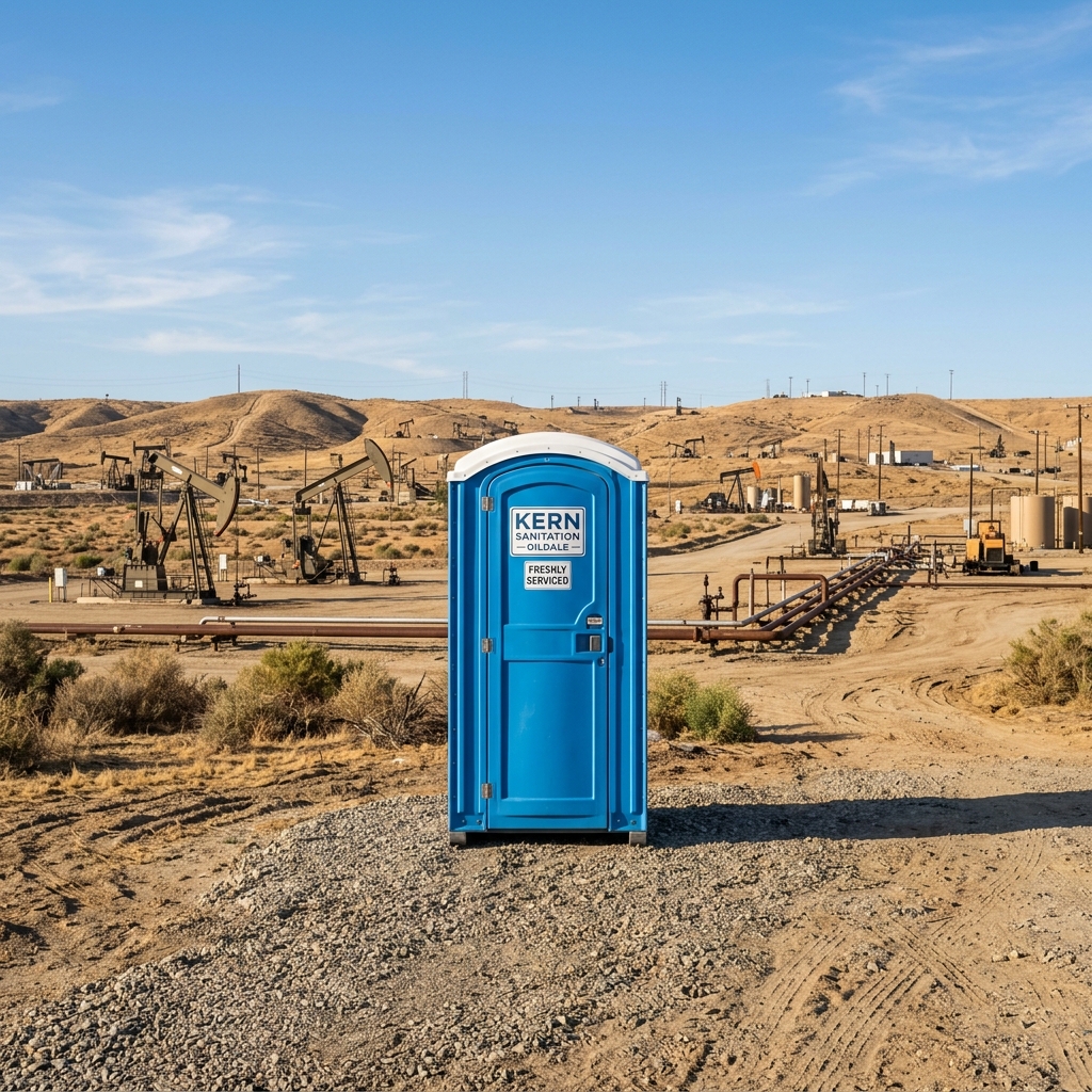 Heavy Duty Construction Porta Potty Rental Kern River Oil Fields Oildale CA