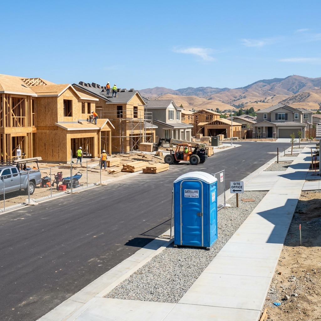 Residential Builds Porta Potty